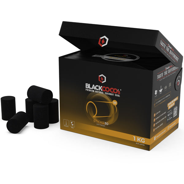 BLACKCOCO's | STICKS30 - 1KG Nargile kömürü